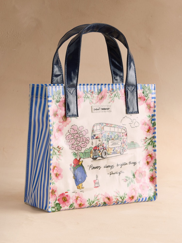 Cath Kidston Navy Paddington Stripe Small Book Bag - Image 1 of 3