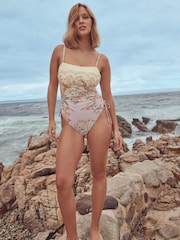 B by Ted Baker Bandeau Swimsuit with Tummy Control - Image 2 of 6