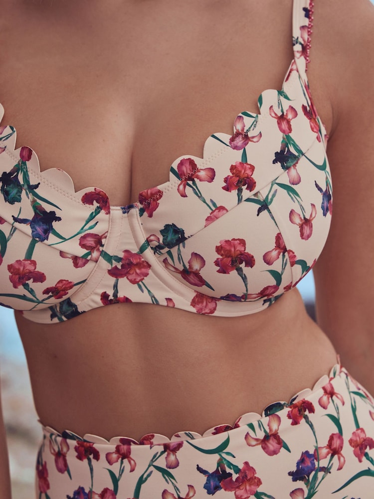 B by Ted Baker Wired Plunge Bikini Top - Image 5 of 5 B by Ted Baker Wired Plunge Bikini Top - Image 5 of 5