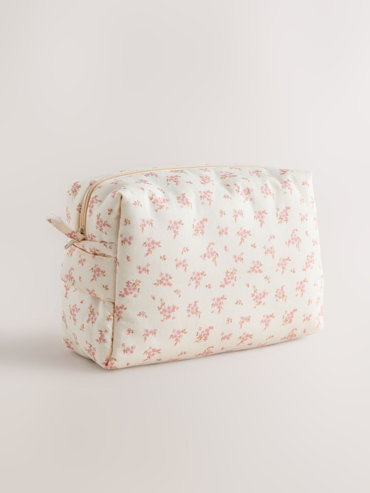 Pink Ditsy Floral Baby Nappy Bag - Image 2 of 6 Pink Ditsy Floral Baby Nappy Bag - Image 2 of 6