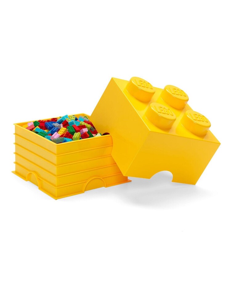 LEGO Bright Yellow Storage 4 Brick - Image 2 of 3 LEGO Bright Yellow Storage 4 Brick - Image 2 of 3