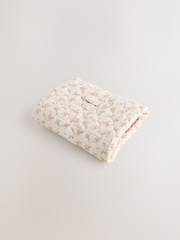 Pink Ditsy Floral Travel Baby Changing Mat - Image 1 of 5