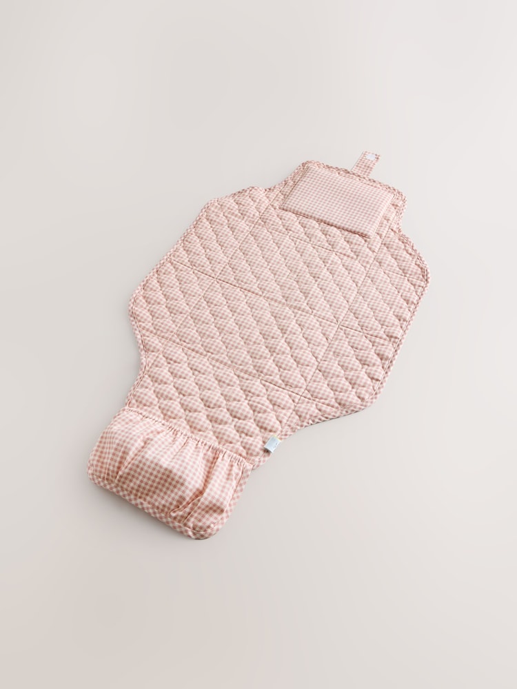 Pink Ditsy Floral Travel Baby Changing Mat - Image 2 of 5 Pink Ditsy Floral Travel Baby Changing Mat - Image 2 of 5