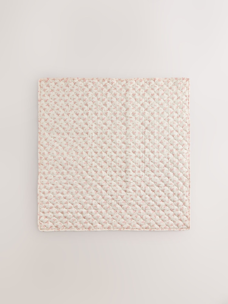 Pink Ditsy Floral Baby Mat - Image 2 of 7 Pink Ditsy Floral Baby Mat - Image 2 of 7