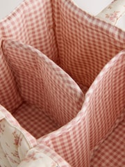 Pink Ditsy Floral Baby Nappy Caddy - Image 5 of 6