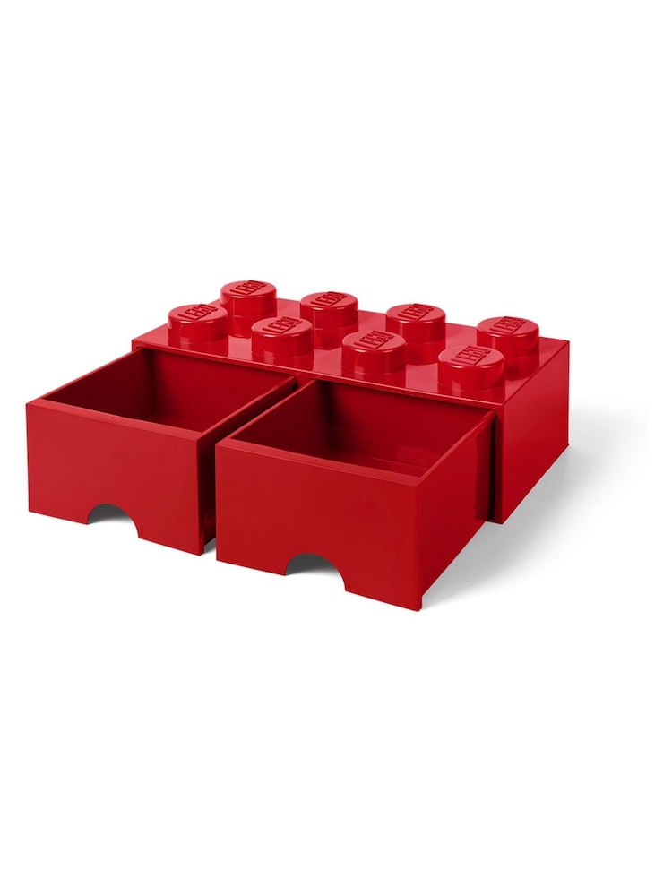 LEGO Bright Red Drawer 8 Brick Storage - Image 2 of 5
