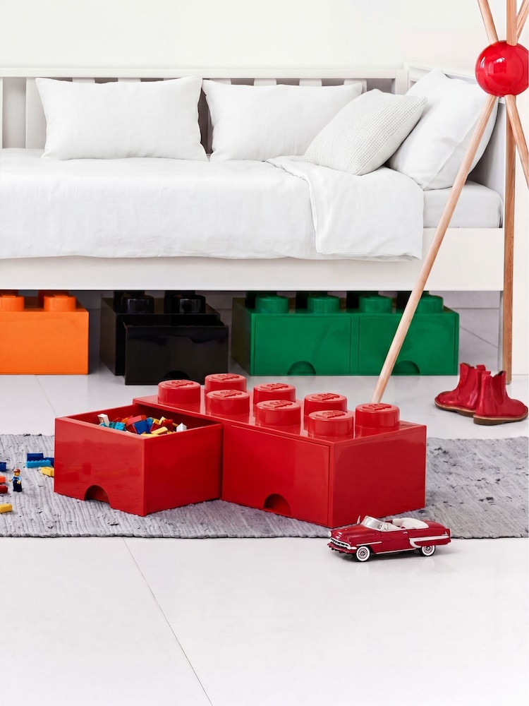 LEGO Bright Red Drawer 8 Brick Storage - Image 5 of 5