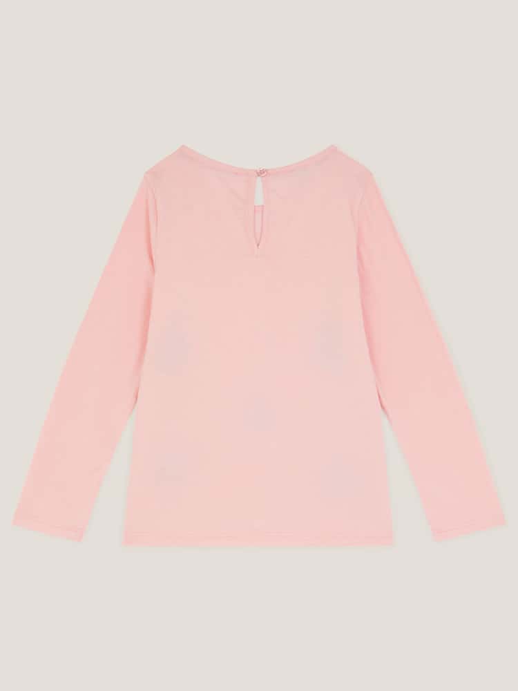 Monsoon Pink Christmas Baubles Long Sleeve Top - Image 2 of 3 Monsoon Pink Christmas Baubles Long Sleeve Top - Image 2 of 3