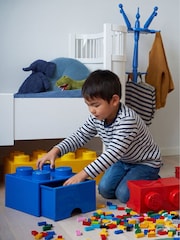 Lego Bright Blue Drawer 4 Brick - Image 4 of 5