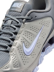 Nike Metallic Silver Reax 8 Trainers - Image 6 of 7