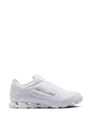 Nike White/Silver Reax 8 Trainers - Image 1 of 7