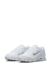 Nike White/Silver Reax 8 Trainers - Image 2 of 7