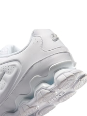 Nike White/Silver Reax 8 Trainers - Image 7 of 7