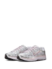 Nike Silver Pink P 6000 Trainers - Image 2 of 7