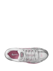 Nike Silver Pink P 6000 Trainers - Image 3 of 7