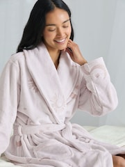 Chelsea Peers Natural Fleece Burnout Cosmic Constellations Dressing Gown - Image 3 of 6