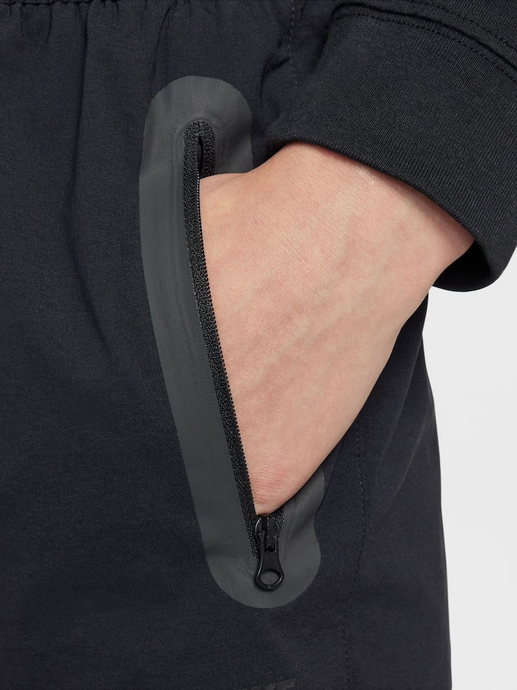 Nike Black Tech Woven Joggers - Image 5 of 5