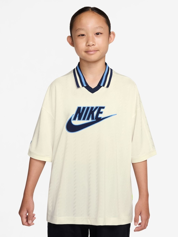 Nike Navy Football Style Jersey T-Shirt - Image 1 of 3