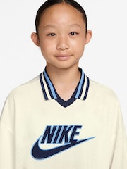 Nike Navy Football Style Jersey T-Shirt - Image 3 of 3