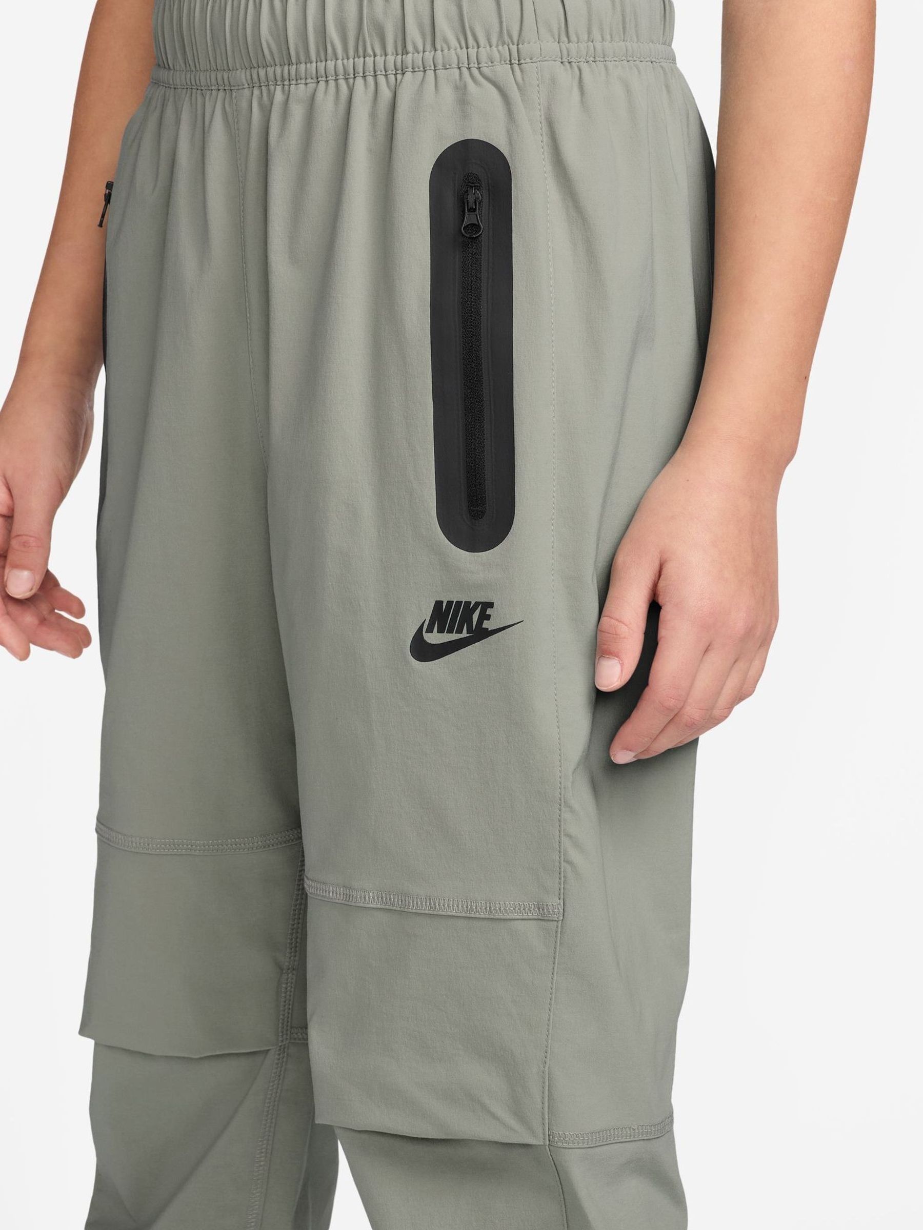 Buy Nike Spruce Fog Grey Tech Woven Joggers from the Next UK online shop