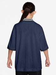 Nike Midnight Navy Football Style Jersey T-Shirt - Image 2 of 3