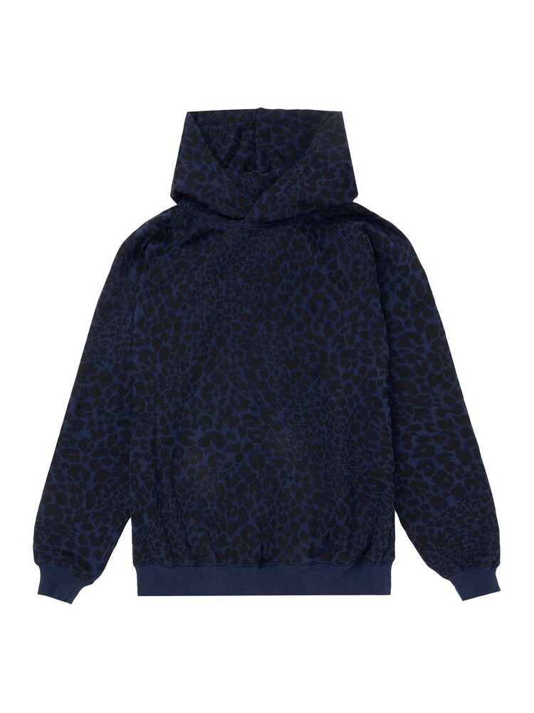 SCAMP & DUDE Blue Kids Hoodie with Leopard And Lightning Bolt - Image 1 of 1