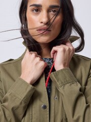SCAMP & DUDE Brown Jacket Smiley Star & Lightning Bolt Face Logo - Image 3 of 4