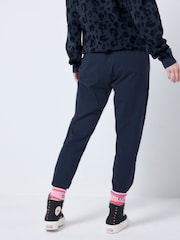 SCAMP & DUDE Blue Plain Cosy Joggers - Image 3 of 4