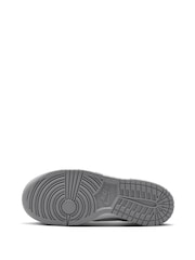 Nike Grey/White Youth Dunk Trainers - Image 4 of 6