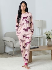 Chelsea Peers Zebra Print Short Pyjamas Set - Imagen 1 de 6