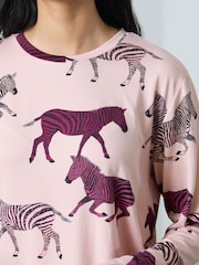 Chelsea Peers Zebra Print Short Pyjamas Set - Imagen 6 de 6