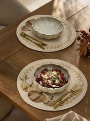 Set of 2 Autumnal Pumpkin Pasta Bowls - Immagine 1 di 4