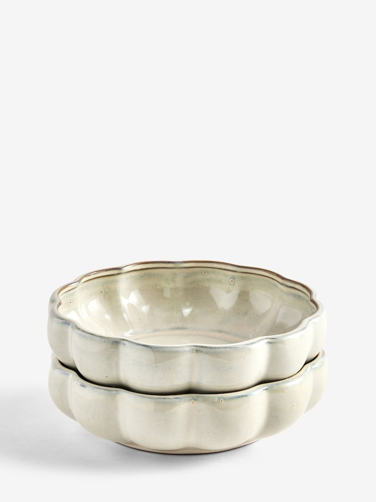 Set of 2 Autumnal Pumpkin Pasta Bowls - Immagine 4 di 4 Set of 2 Autumnal Pumpkin Pasta Bowls - Immagine 4 di 4