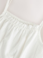 White Strappy Peplum Blouse (3-16yrs) - Image 7 of 7