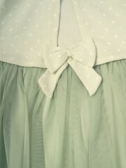 Verde - Miss Mock Cardigan Dress For Baby - Imagem 2 de 2