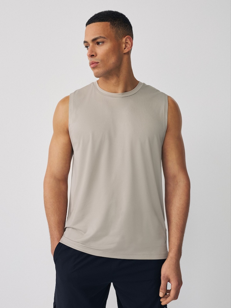 Piedra neutra - Chaleco de entrenamiento texturizado Active Gym - Imagen 1 de 9