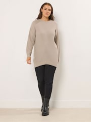 Yours Curve Natural Essential Jumper - Image 3 of 5