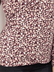 Long Tall Sally Shimmer Black Wrap Top - Image 4 of 5