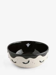 Monochrome Halloween Bat and Ghost Serving Bowl - Image 4 of 4