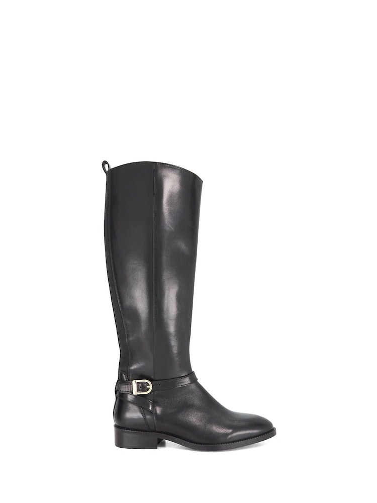 Dune London Black Talias Knee High Boots - Image 2 of 6