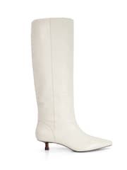 Dune London Natural Sloan Knee High Boots - Image 2 of 6