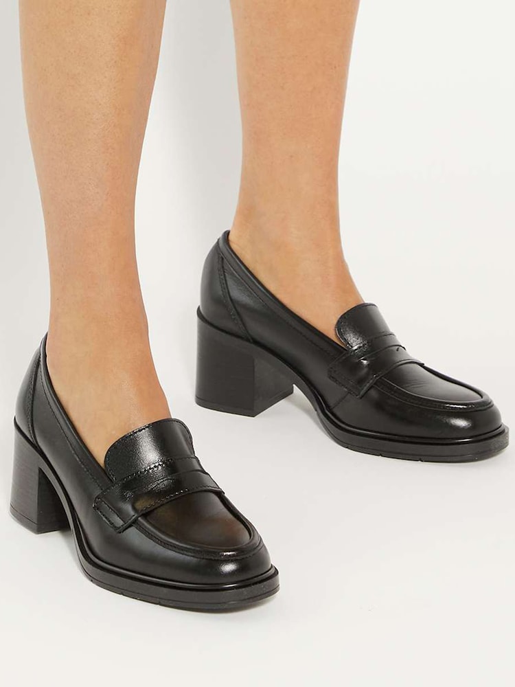 Dune London Black Gratefully Loafers - Image 1 of 6