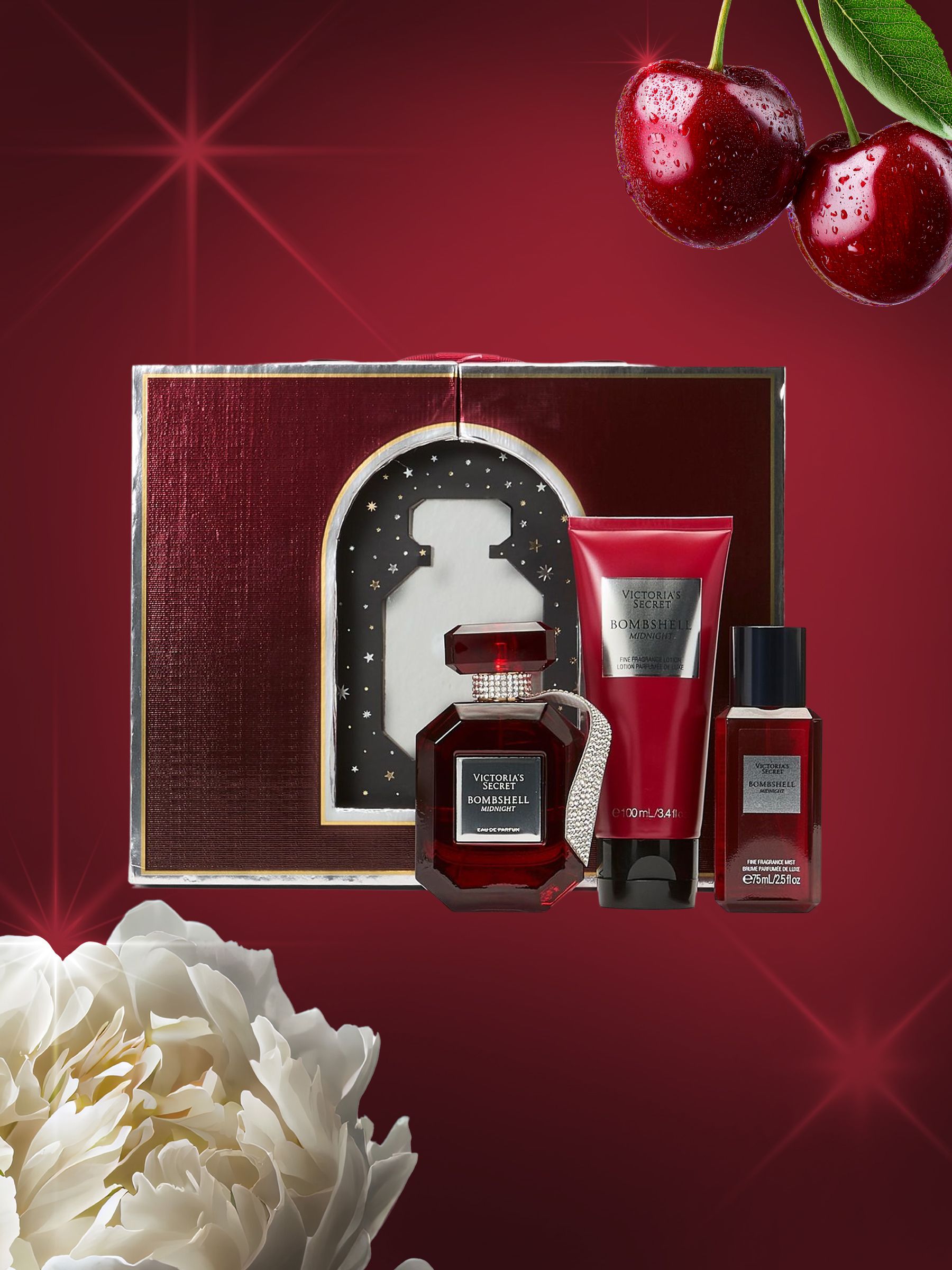 Buy Victoria's Secret Bombshell Midnight 3 Piece Gift Set from the