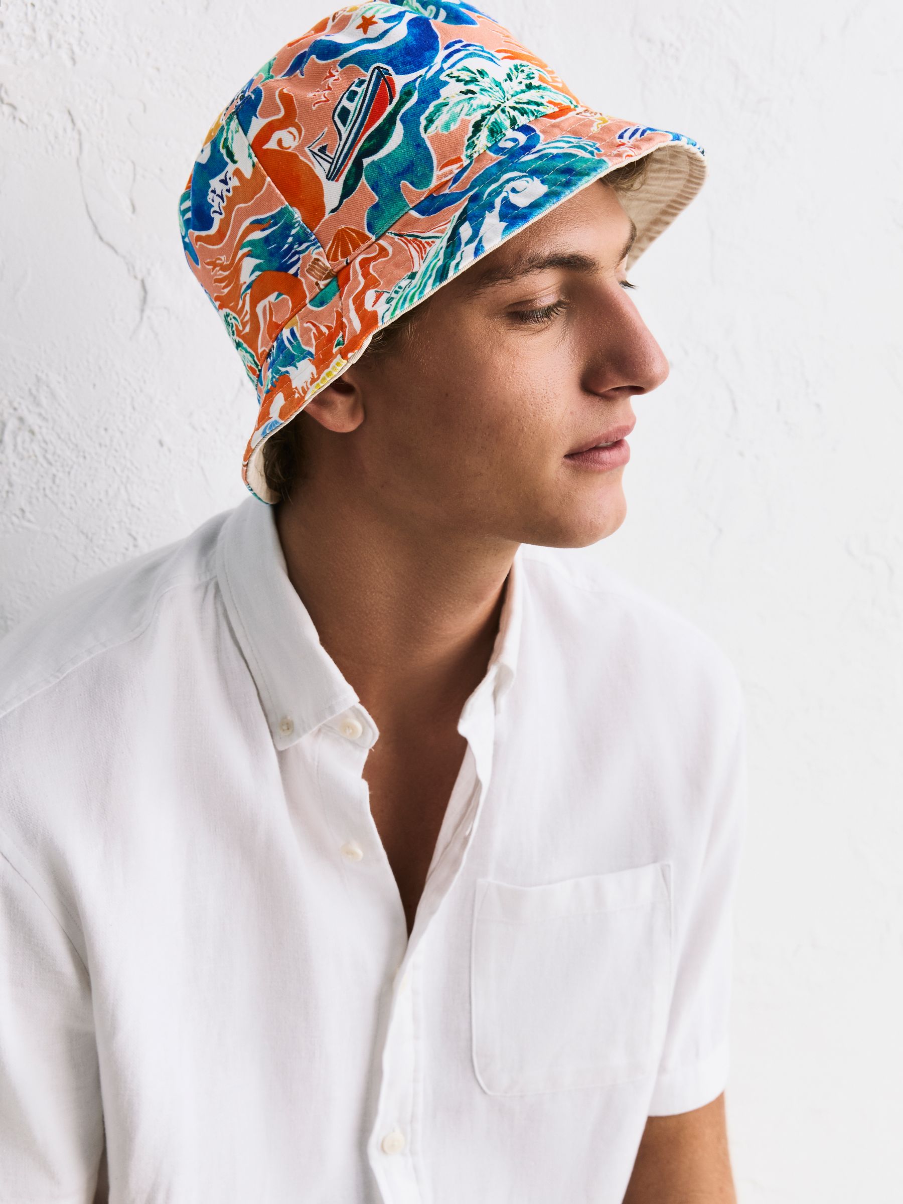Buy Multi Reversible Bucket Hat from Next Italy