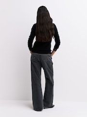 FRAME Set List The Loose Relaxed Wide Leg Jeans - Image 2 of 7