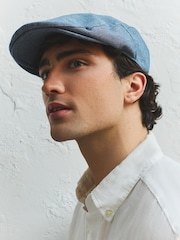 Blue Flat Cap - Image 1 of 2