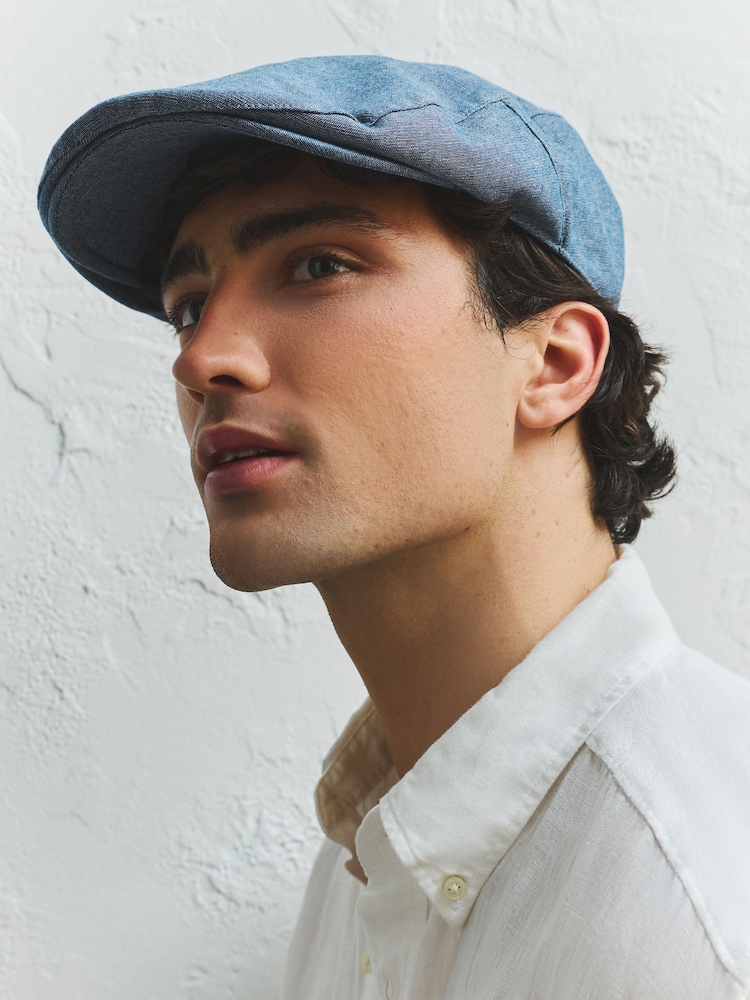 Blue Flat Cap - Image 1 of 2
