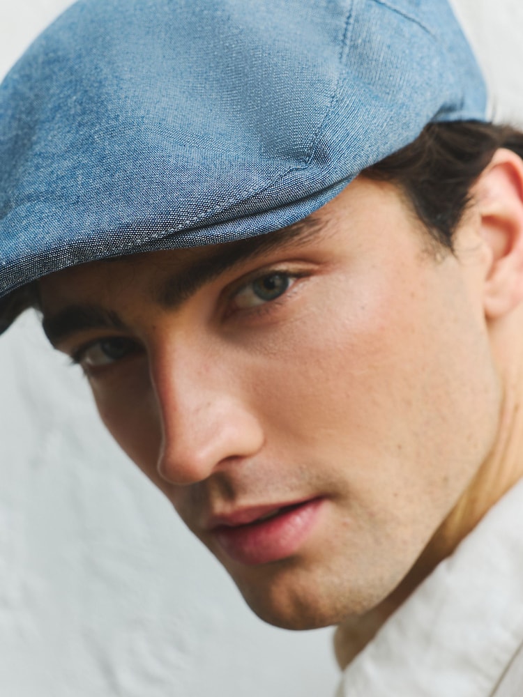 Blue Flat Cap - Image 2 of 2