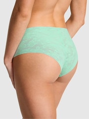 Victoria's Secret Pink Sea Green Cheeky No Show Lace Knickers - Image 2 of 2