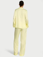 Victoria's Secret Lemonade Yellow Satin Long Pyjamas Set - Image 2 of 3